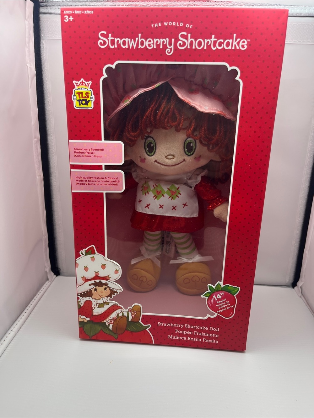 Strawberry Shortcake Plush Doll - Red, White & Green